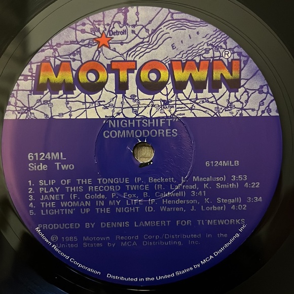 Commodores - “Nightshift” Vinyl LP - Picture 5 of 5